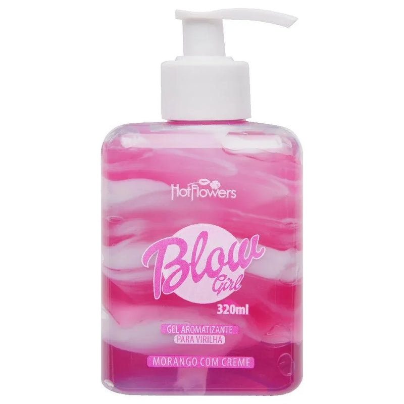 Blow Girl Gel Aromatizante Beijavel para Virilha 320g da Hot Flowers