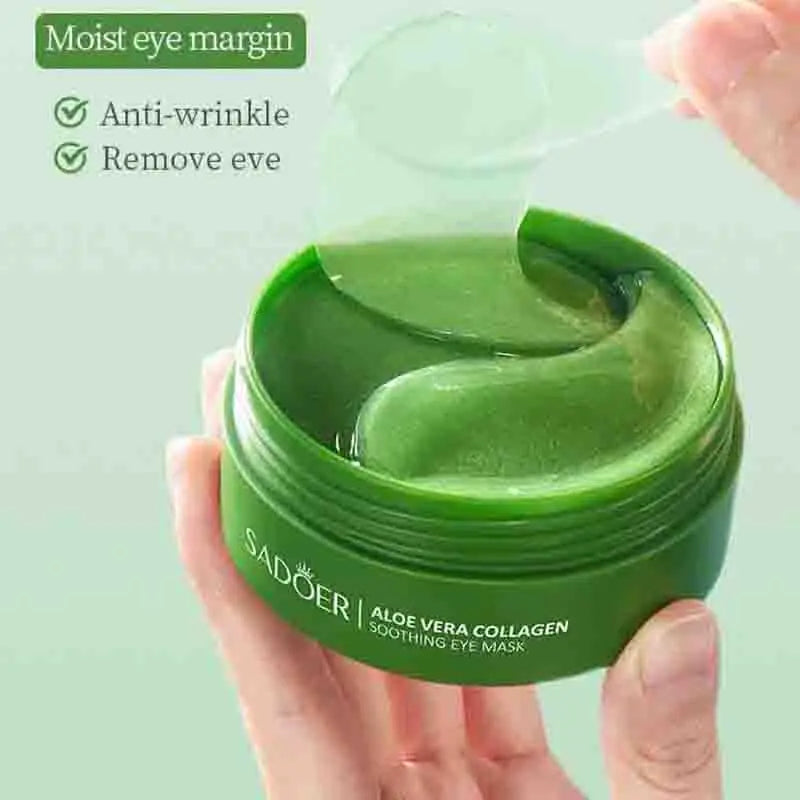 Máscara para Olhos de Colágeno Aloe Vera